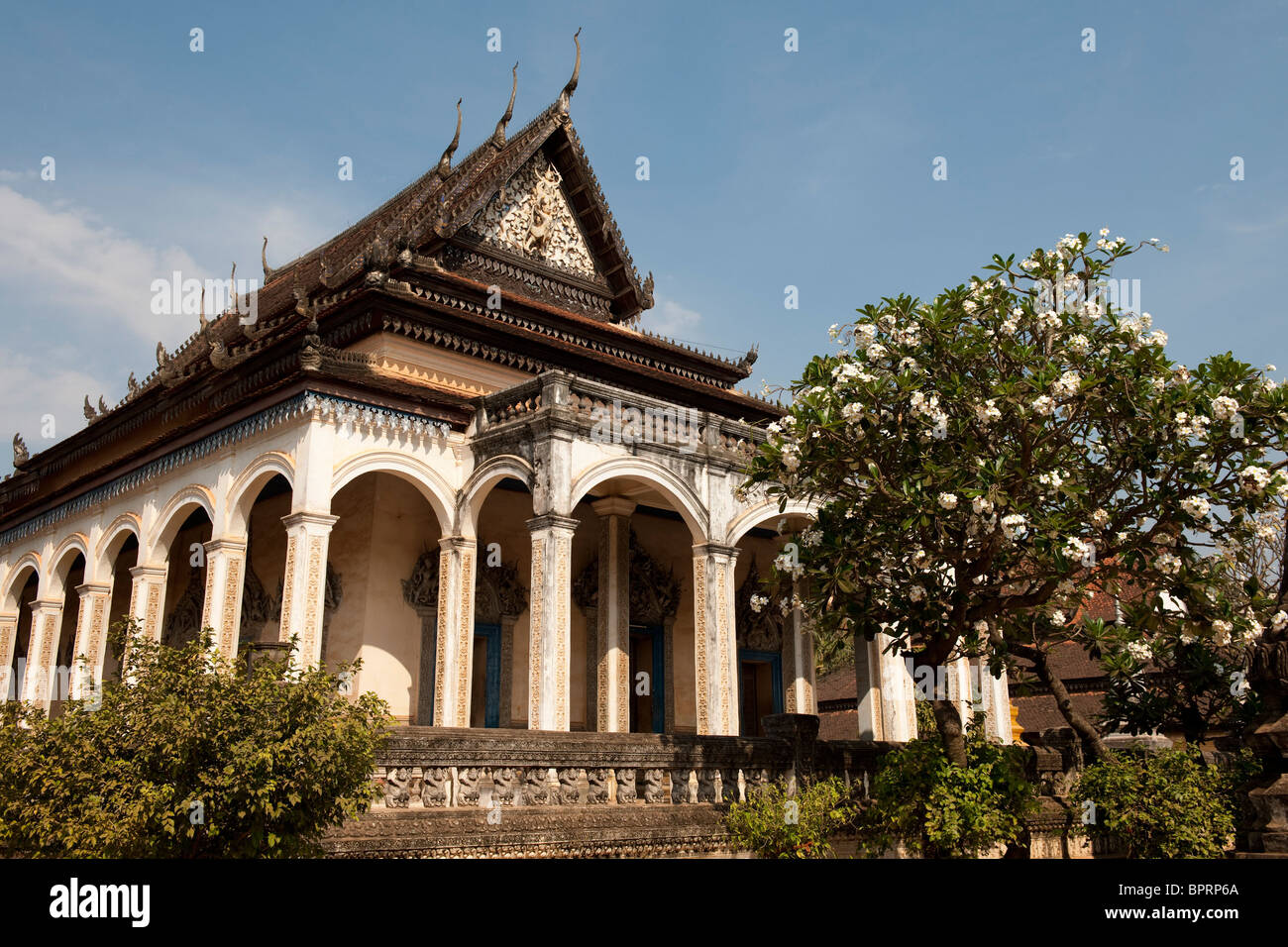Wat Bo tempio, Siem Reap, Cambogia Foto Stock