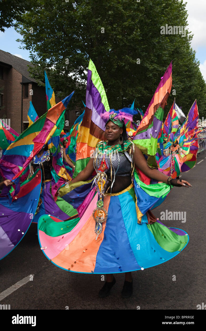 Carnevale di Notting Hill parade 2010 Foto Stock
