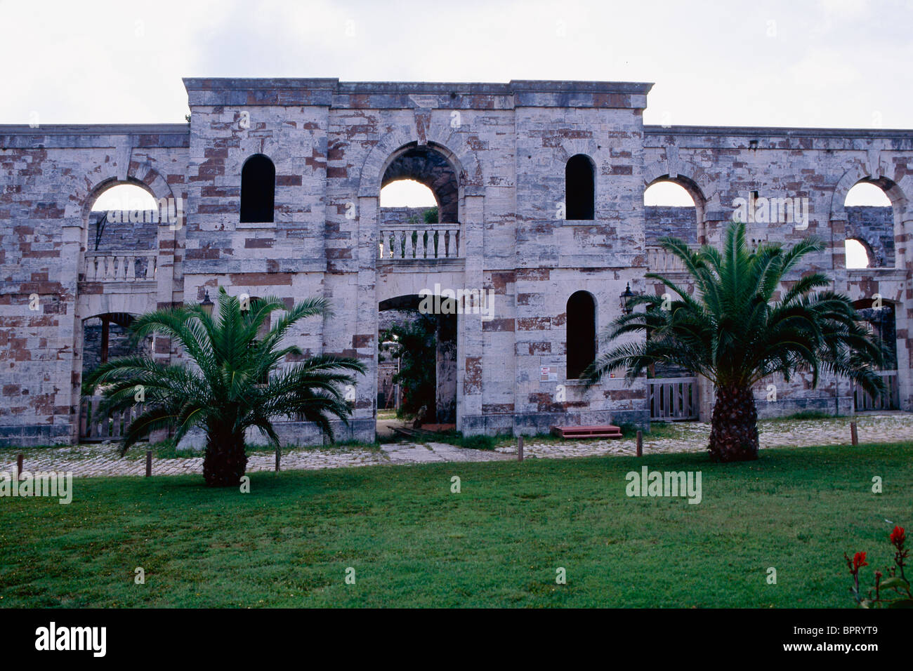 Cantiere Edificio, Royal Naval Dockyard, Bermuda Foto Stock