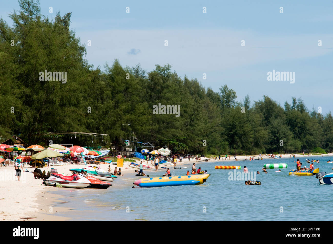 Ocheateal Beach, a Sihanoukville, Cambogia Foto Stock