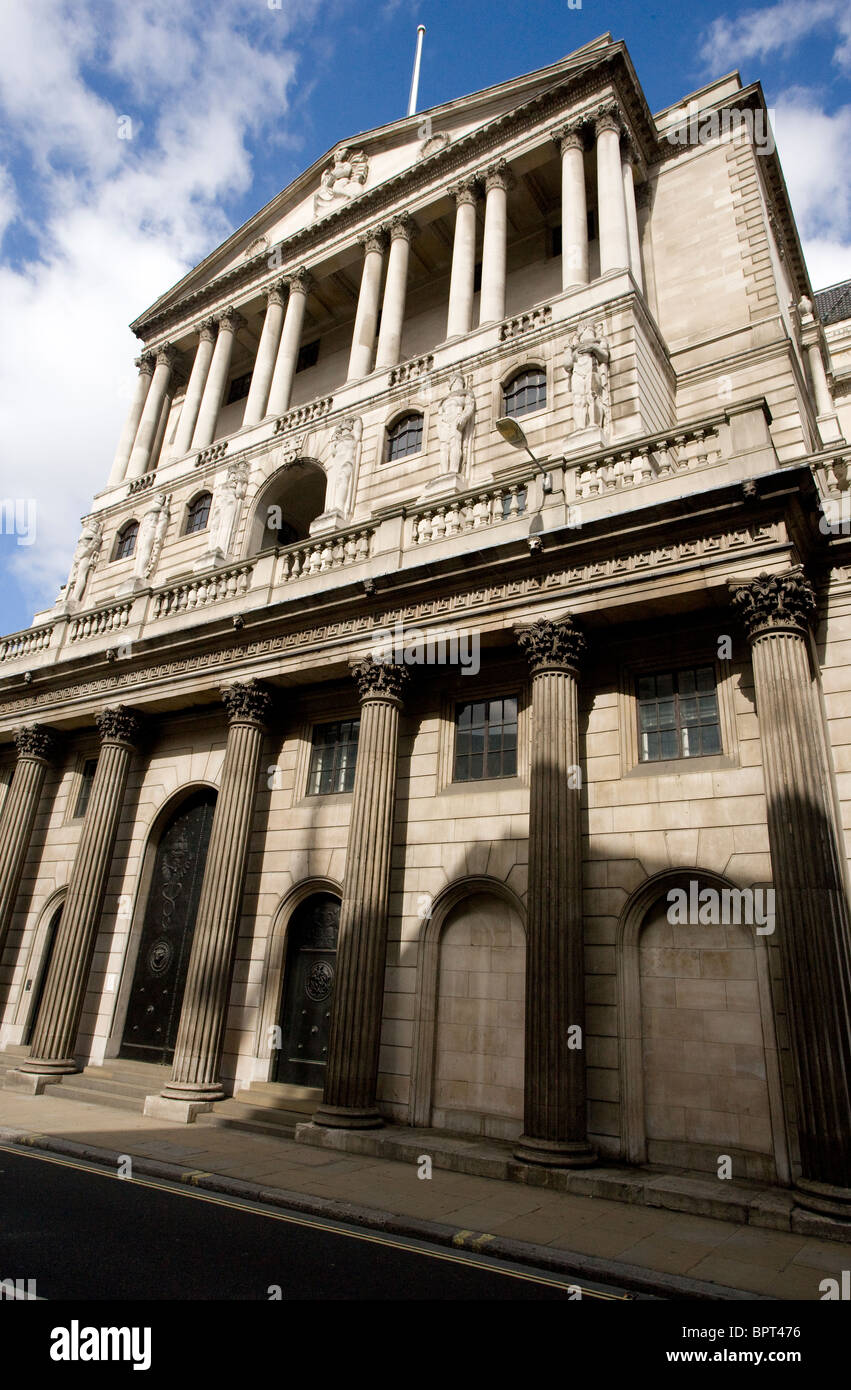 La Banca di Inghilterra edificio, London REGNO UNITO Foto Stock