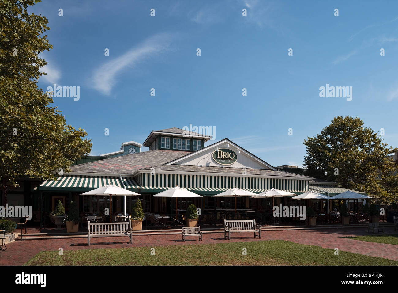 Brio Tuscan Grille a Easton Town Center in Columbus Ohio Foto Stock
