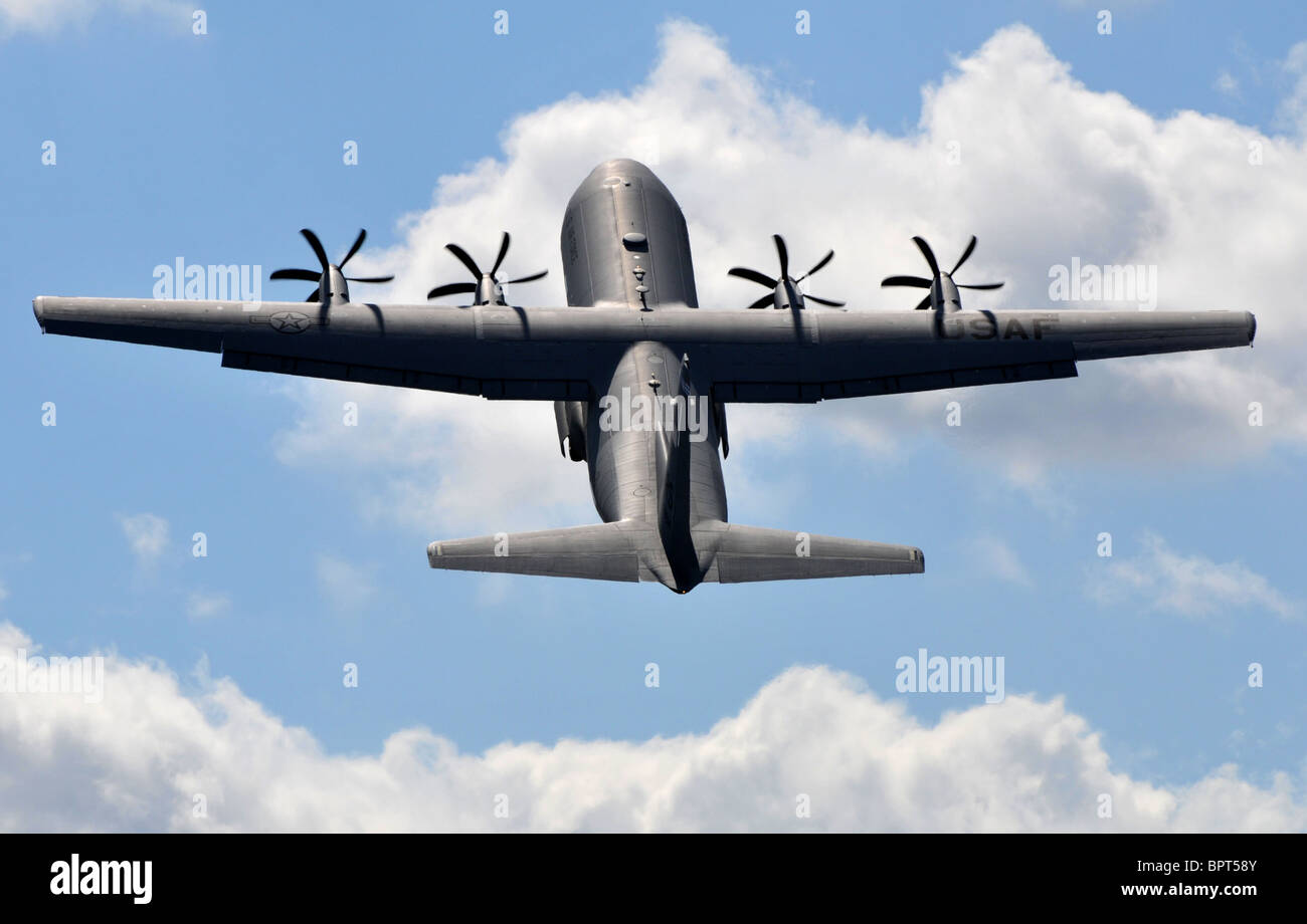 Lockheed C-130 Hercules militare piano di trasporto Foto Stock