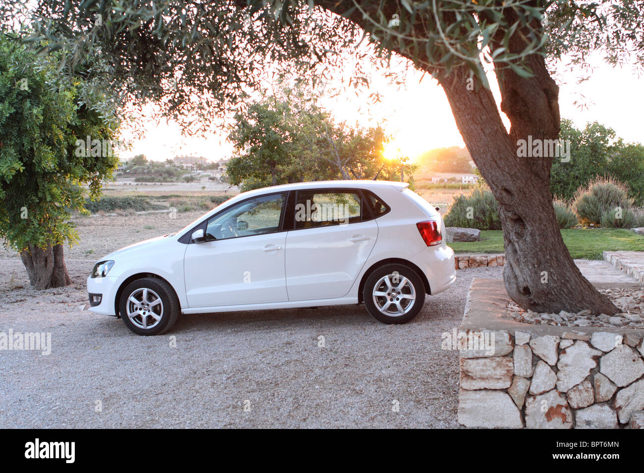 Mallorca autonoleggio vacanza in auto a noleggio a villa rurale Maiorca Spagna Foto Stock