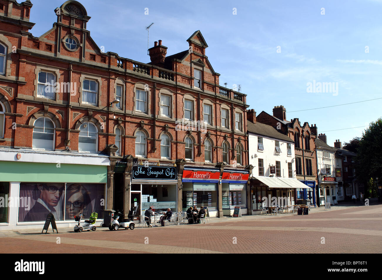 Market Place, Burton on Trent, Staffordshire, England, Regno Unito Foto Stock