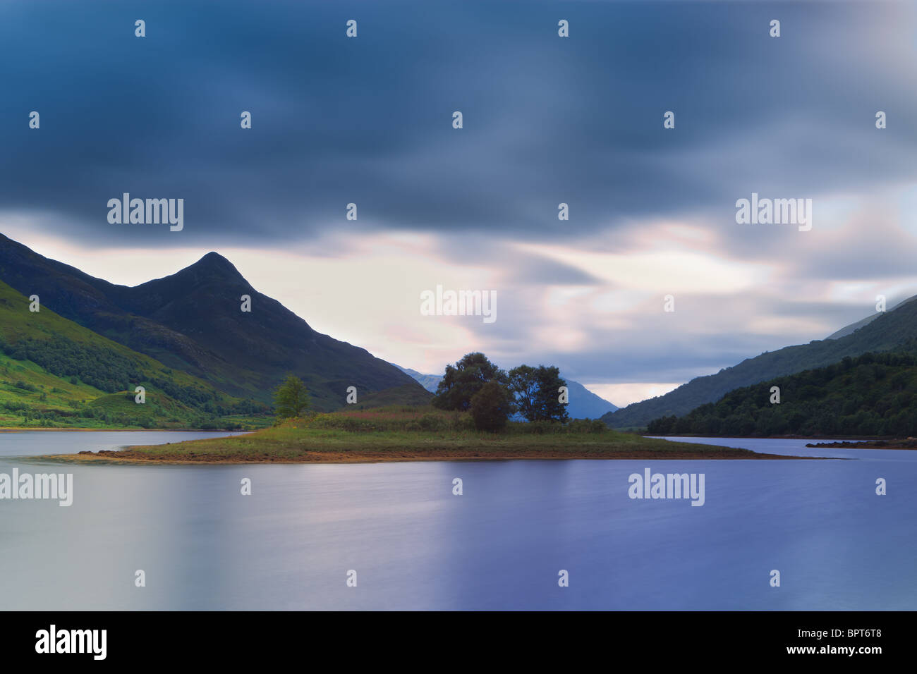 A Loch Leven Foto Stock