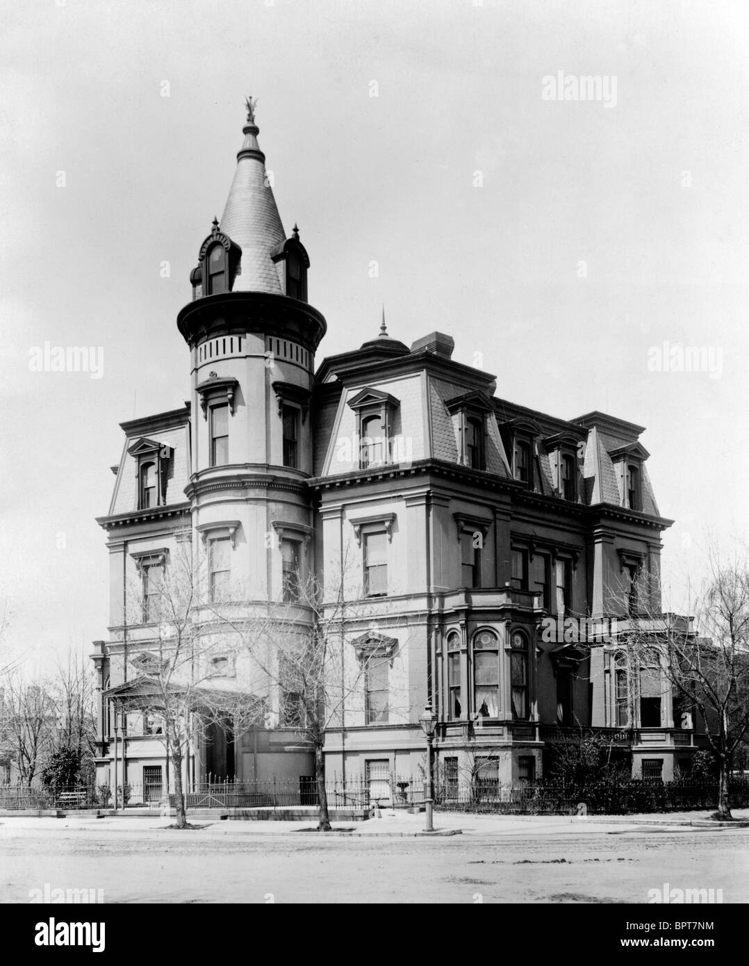 Il castello di Stewart, Cinese Legazione, Dupont Circle, Washington, D.C., 1893 Foto Stock