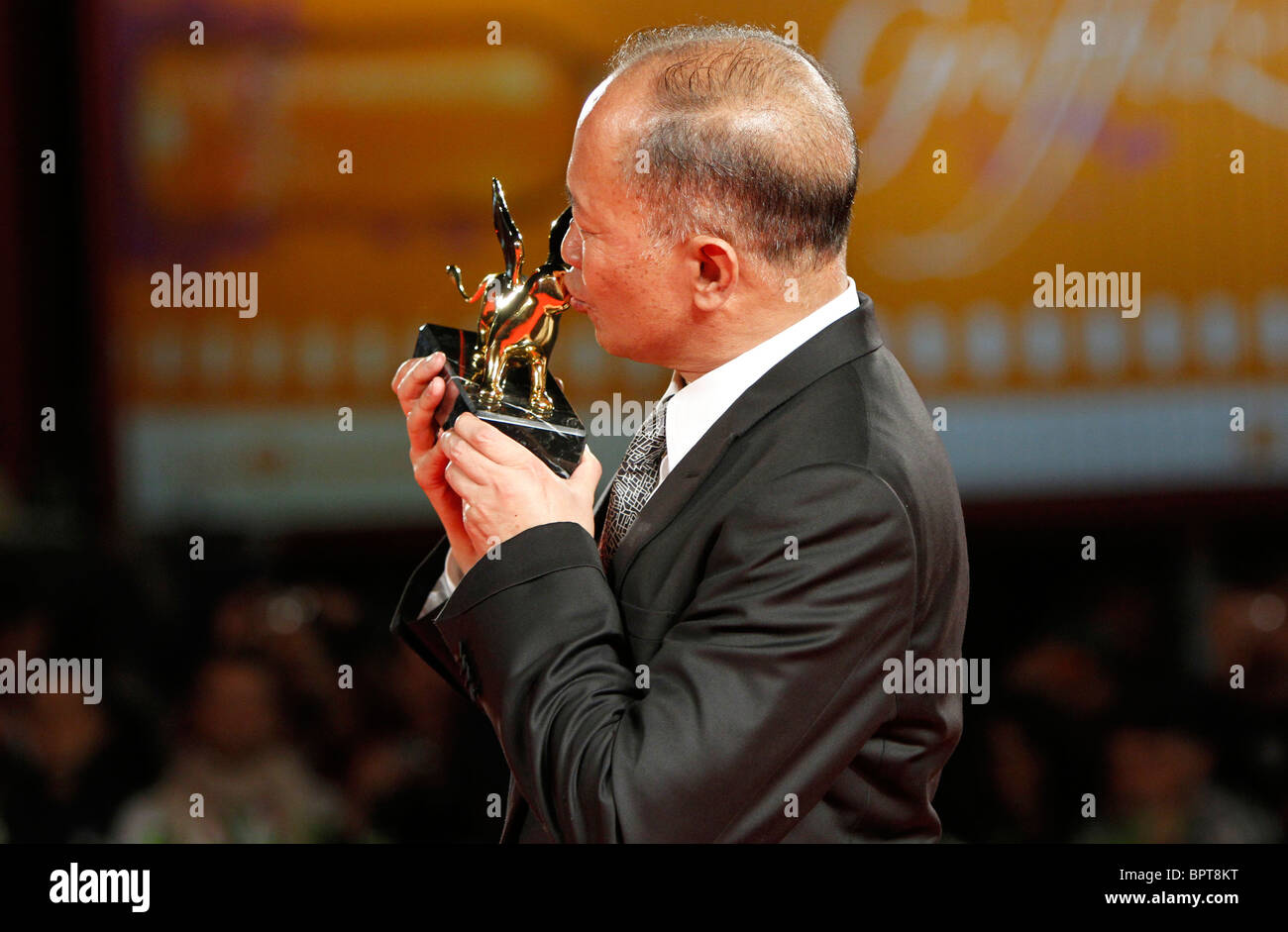 JOHN WOO LEONE D'ORO ALLA CARRIERA FESTIVAL DEL CINEMA DI VENEZIA LIDO VENEZIA ITALIA 03 Settembre 2010 Foto Stock