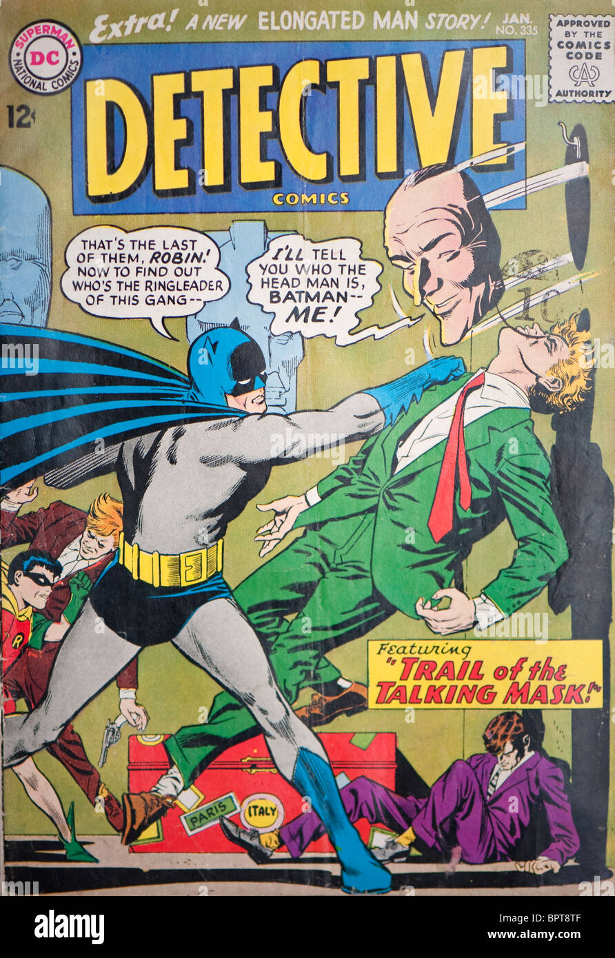 DC Detective comico con Batman sul coperchio. Foto Stock