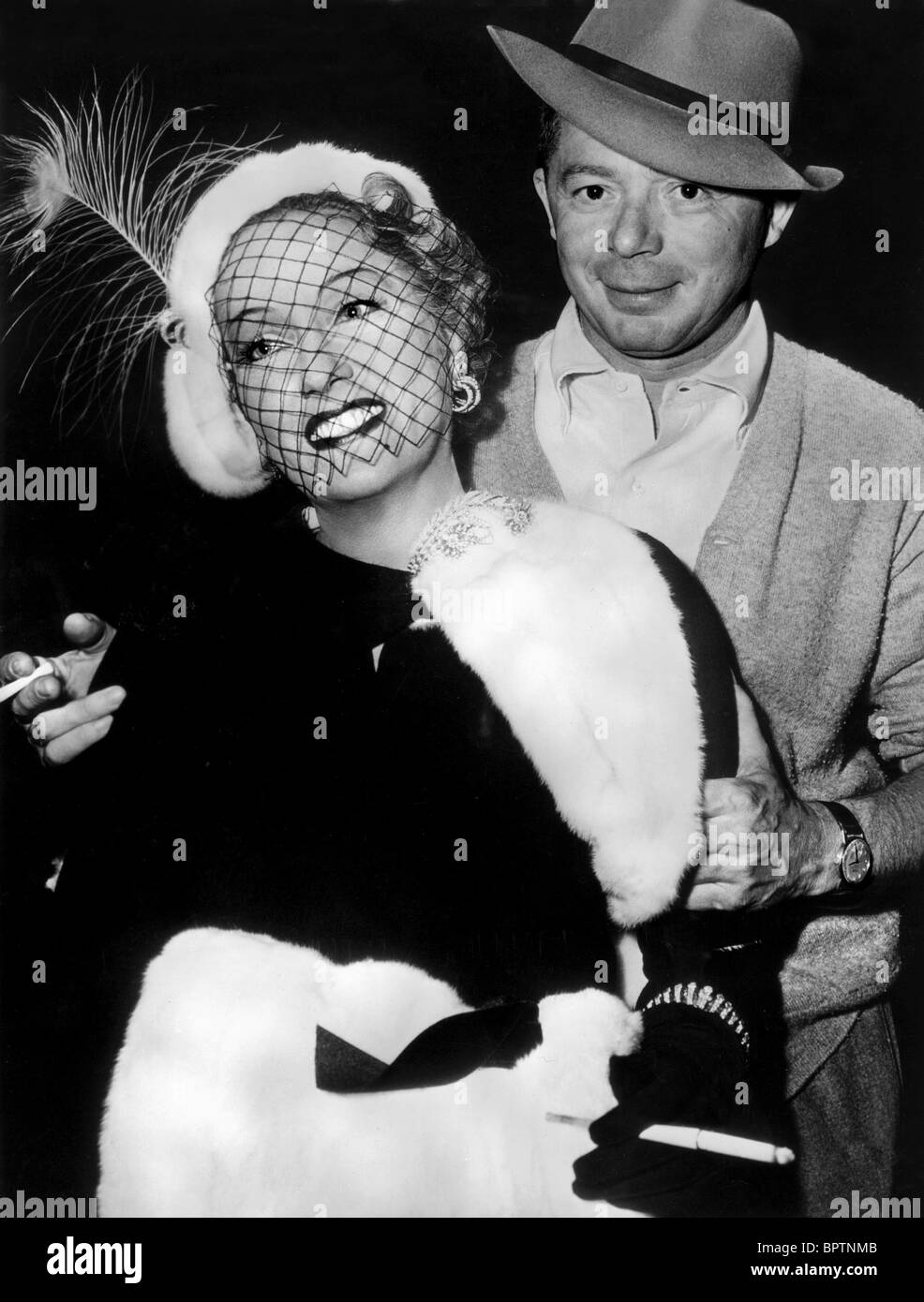 GLORIA SWANSON & Billy Wilder attrice & direttore (1950) Foto Stock