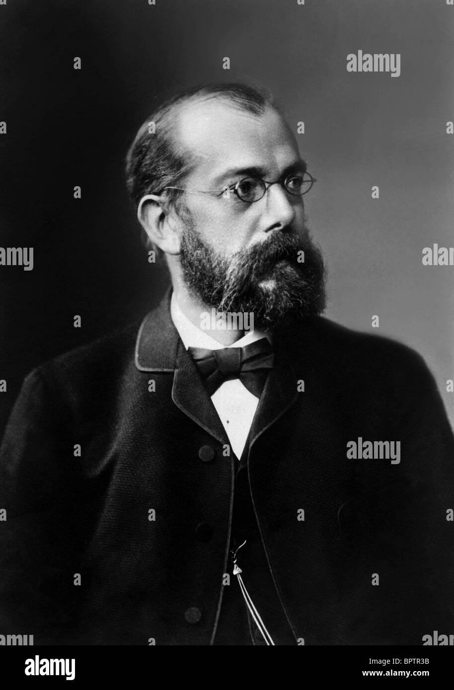 PROFFESOR Robert Koch scienziato di malattia (1892) Foto Stock