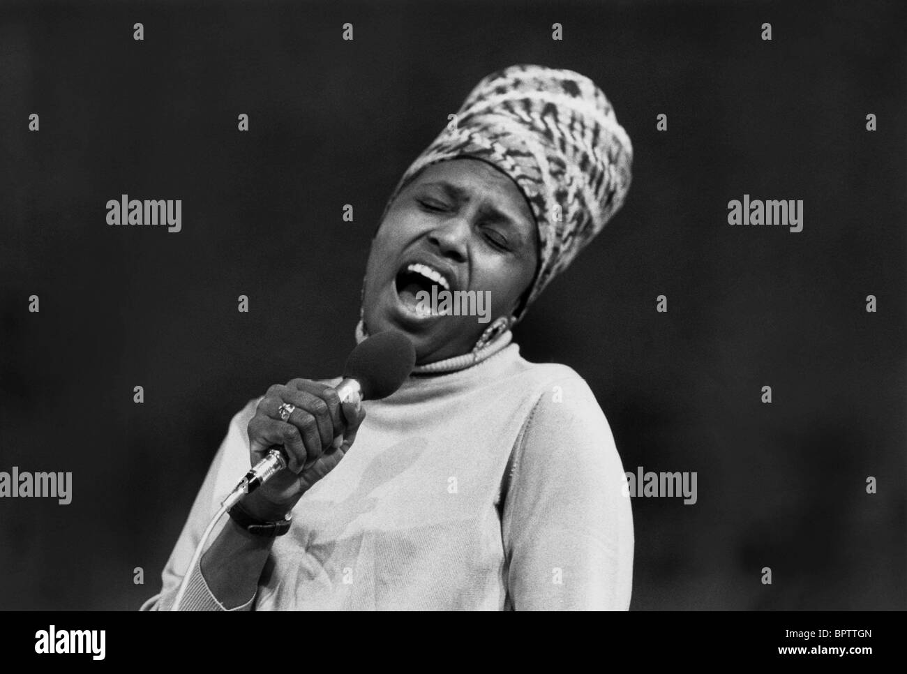 MIRIAM MAKEBA cantante e attivista per i diritti umani (1969) Foto Stock