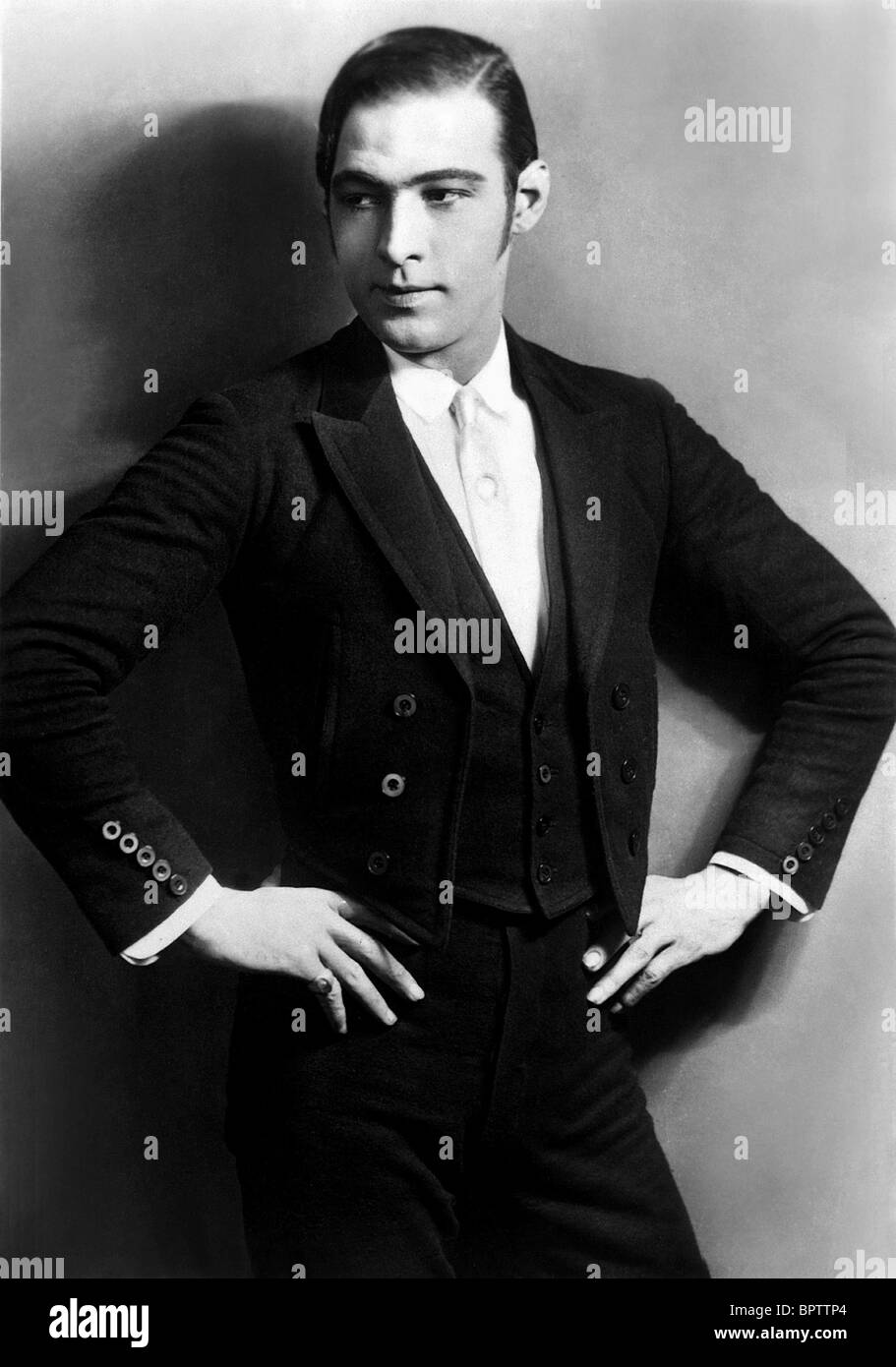 Rodolfo Valentino attore (1922) Foto Stock