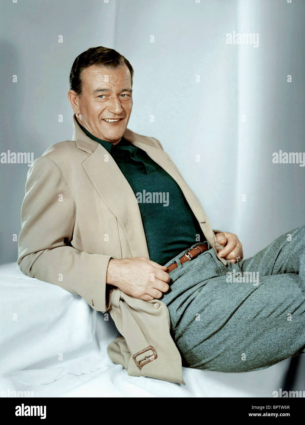 JOHN WAYNE attore (1956 Foto stock - Alamy