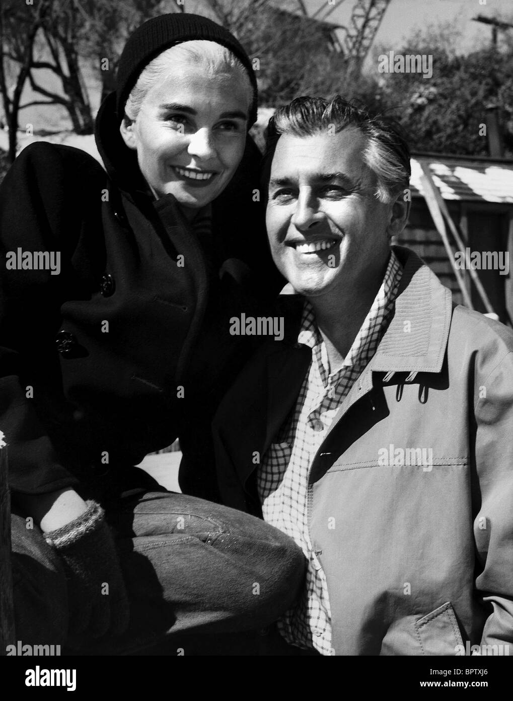 JEAN SIMMONS & STEWART GRANGER sposato attrice e attore (1959) Foto Stock