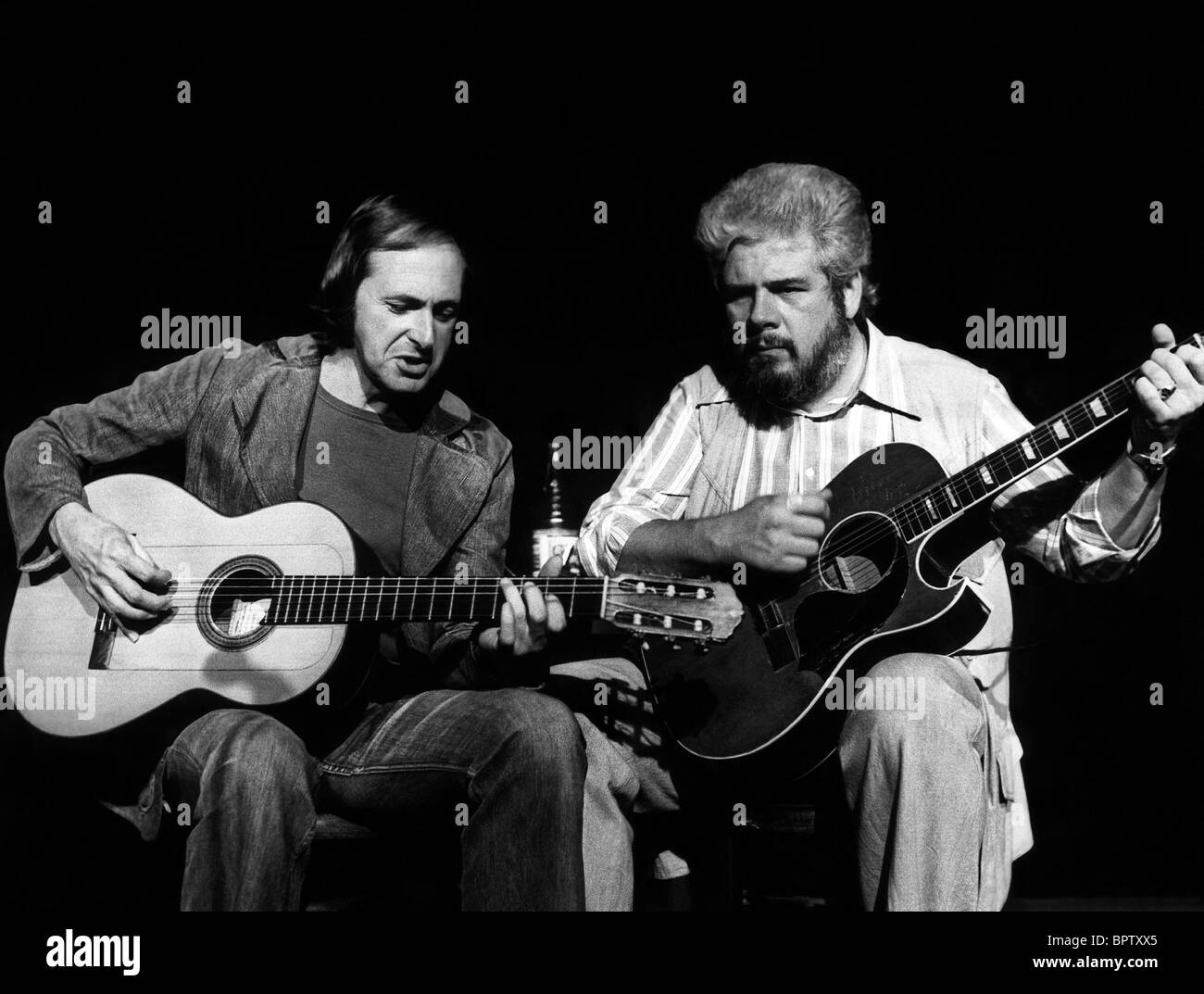 DON PAULIN & BILL RAMSEY chitarristi (1974) Foto Stock