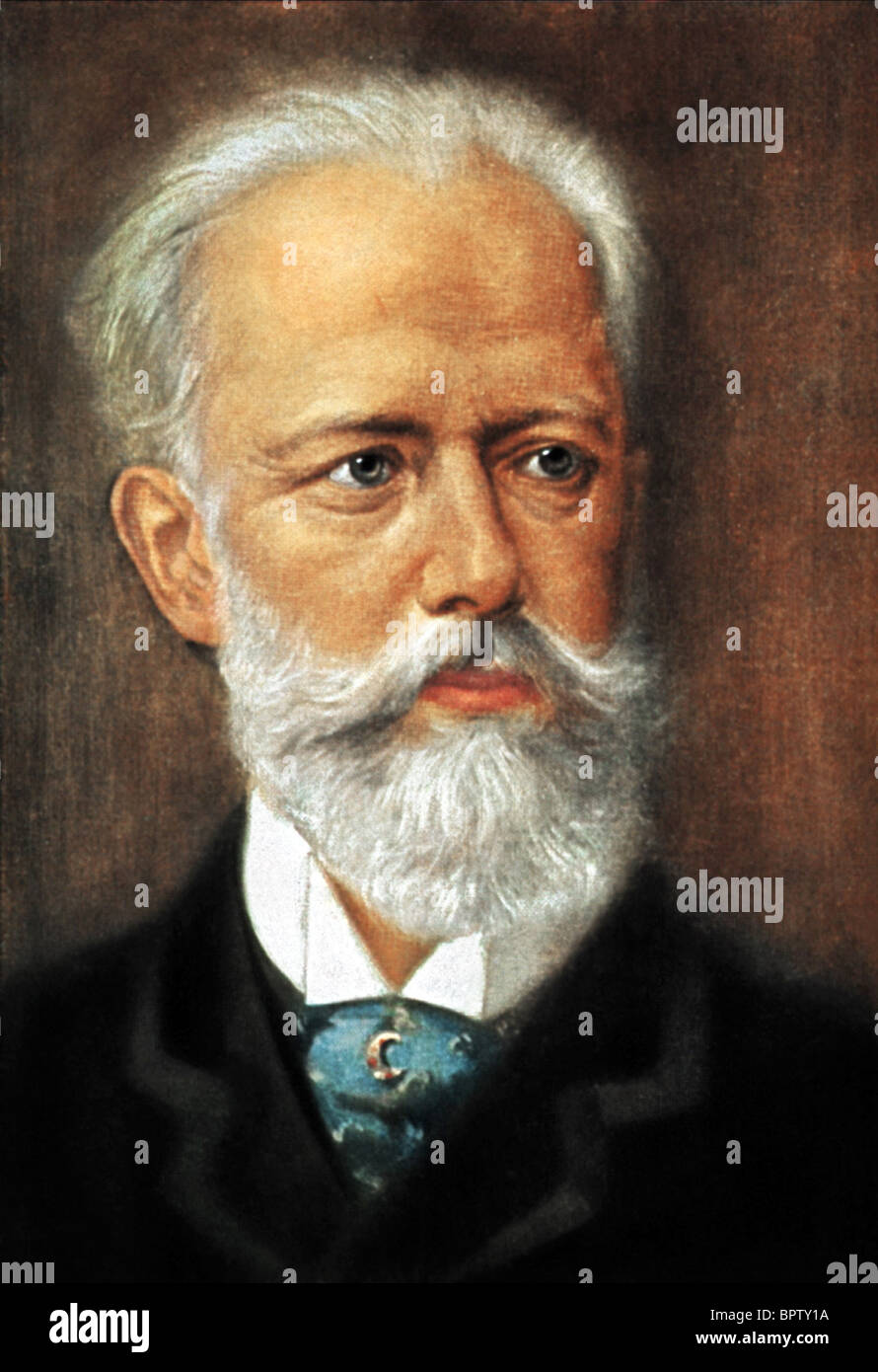 PYOTR ILYICH TCHAIKOVSKY Compositore (1880) Foto Stock