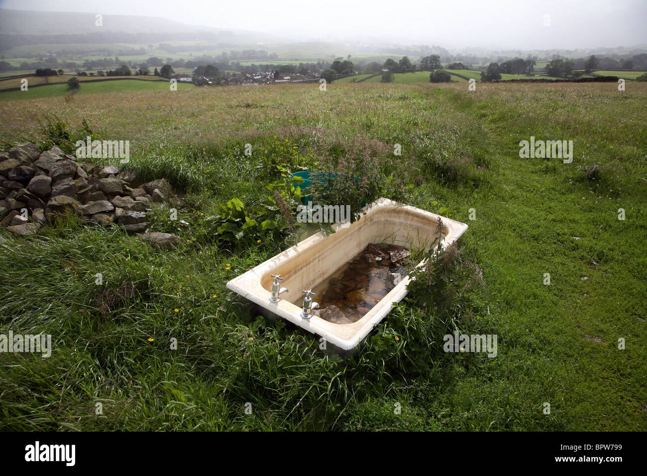 Vasca da bagno Yorkshire Dales Foto Stock