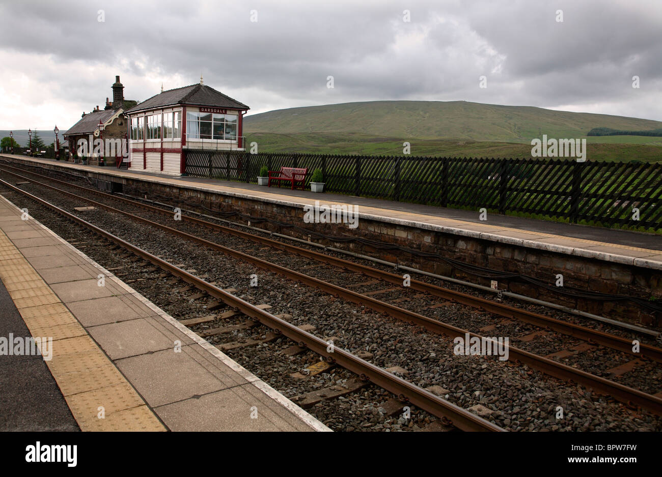 Stazione Garsdale Wensleydale Foto Stock