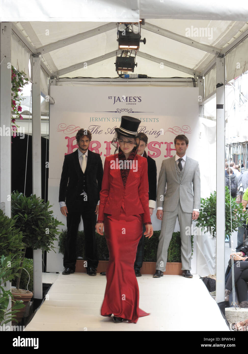 British Fashion Jermyn Street London St James's Best of British Fashion Foto Stock