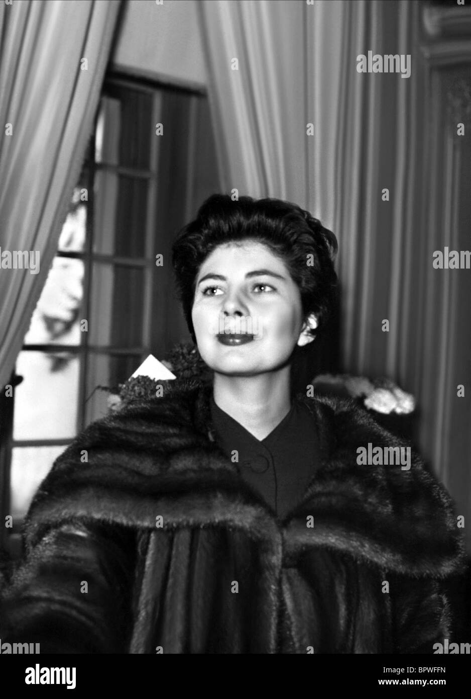 SORAYA ESFANDIARY BAKHTIARI-regina consorte di Shah di Iran 01 Giugno 1960 Foto Stock