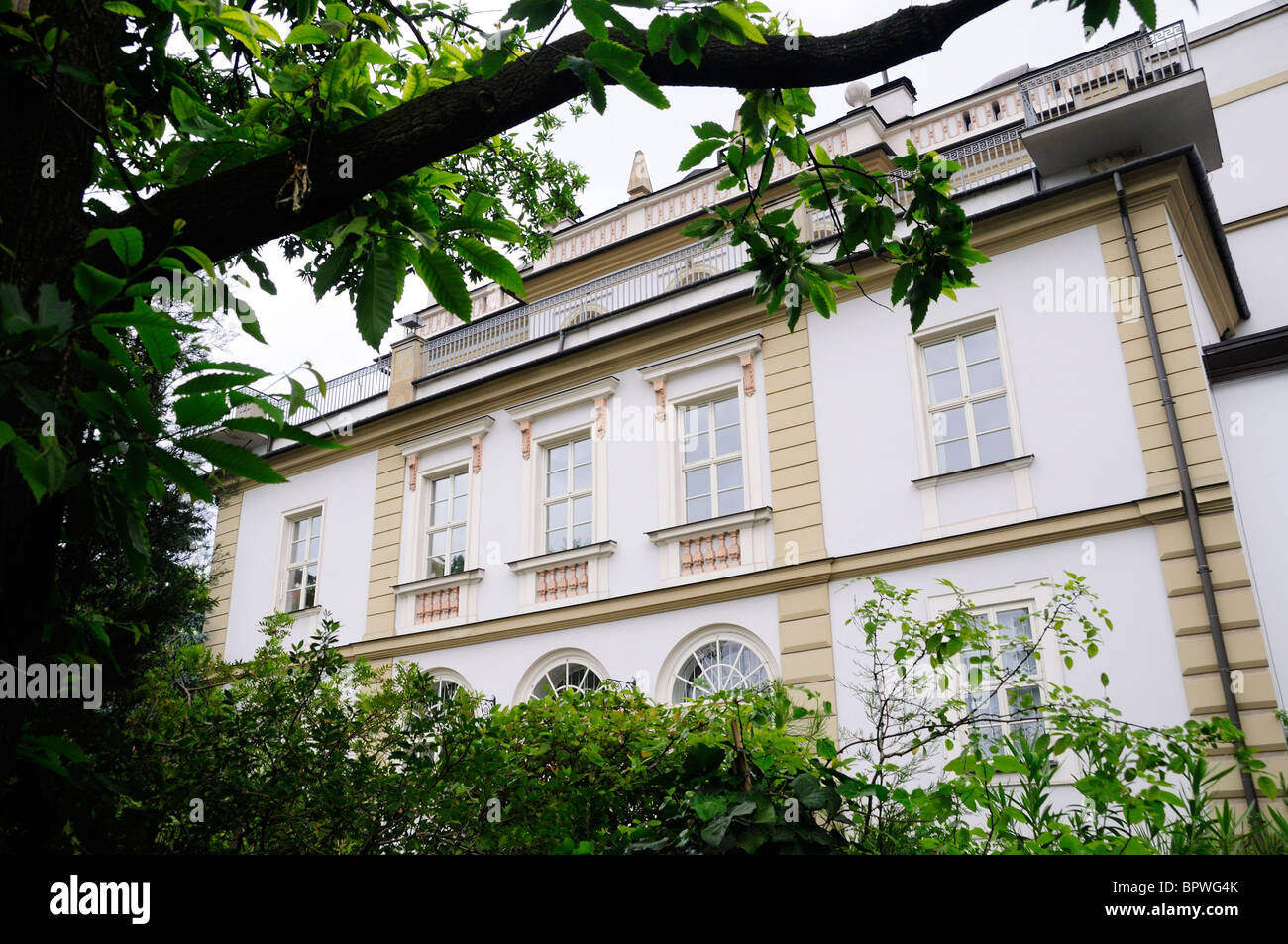 Università Jagellonica edificio e il Giardino Botanico della Polonia più antico giardino botanico Foto Stock