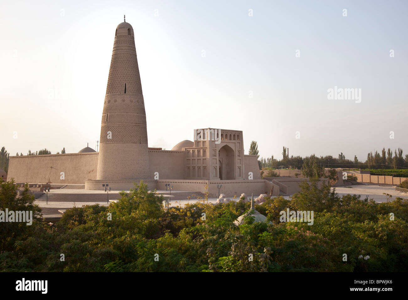Emin minareto in Turpan, Xinjiang, Cina. Foto Stock