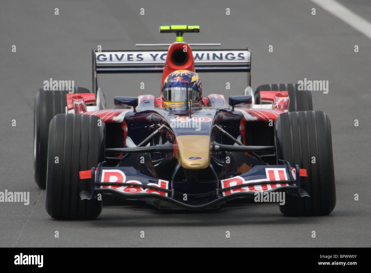 Test driver Neel Jani della Scuderia Toro Rosso durante una sessione di prove del 2006 Canadian F1 Grand Prix Foto Stock