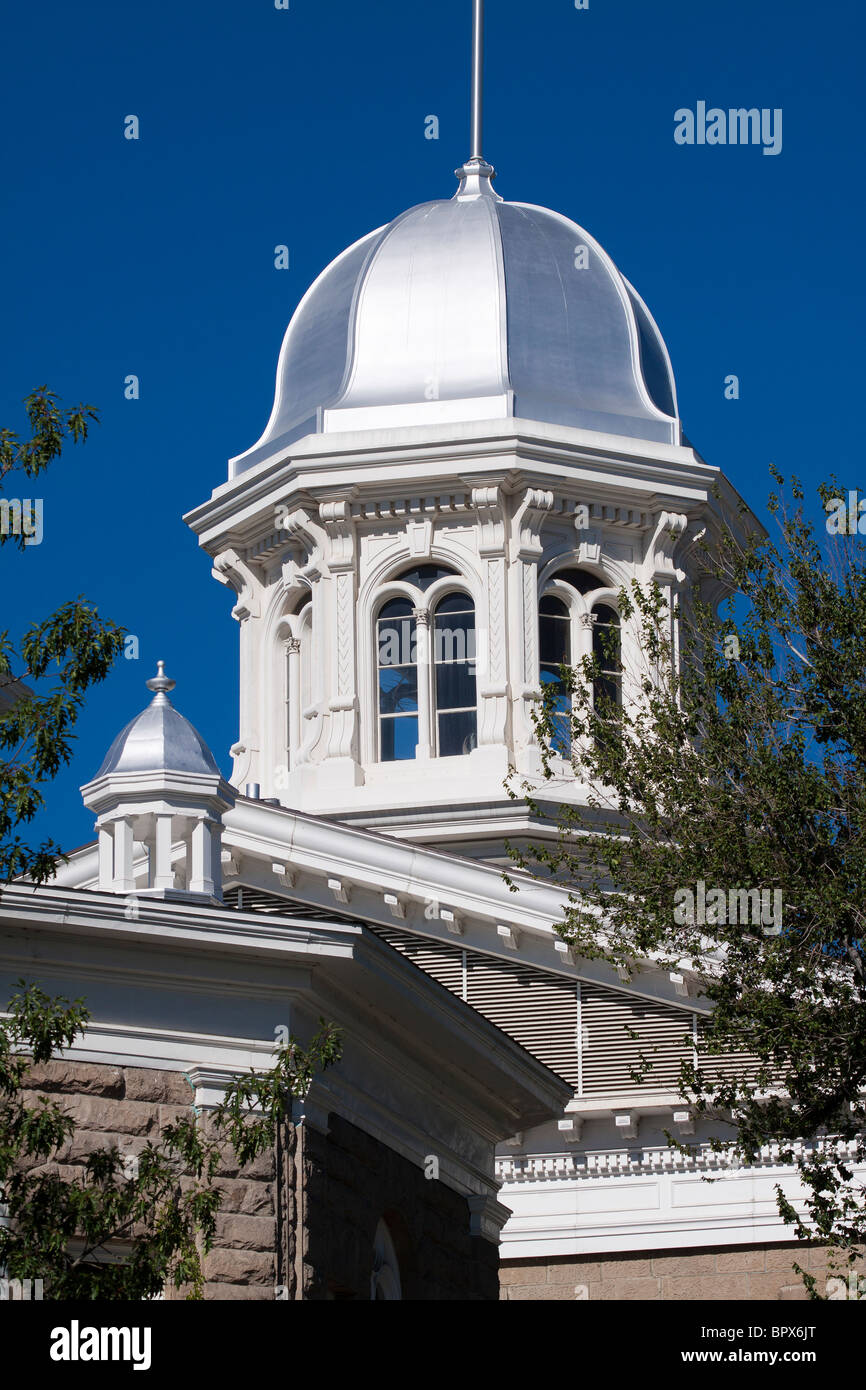 Cupola di argento del Nevada State Capitol Building o statehouse in Carson City, Nevada, STATI UNITI D'AMERICA Foto Stock