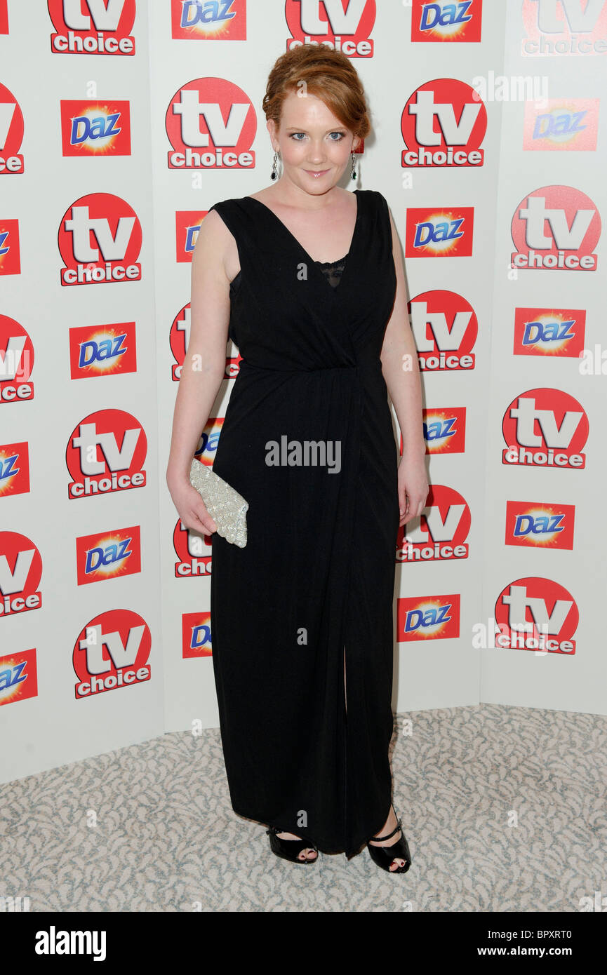 Jennie McAlpine al 'TV Choice Awards 2010', Dorchester Hotel di Londra, 6 settembre 2010. Foto Stock