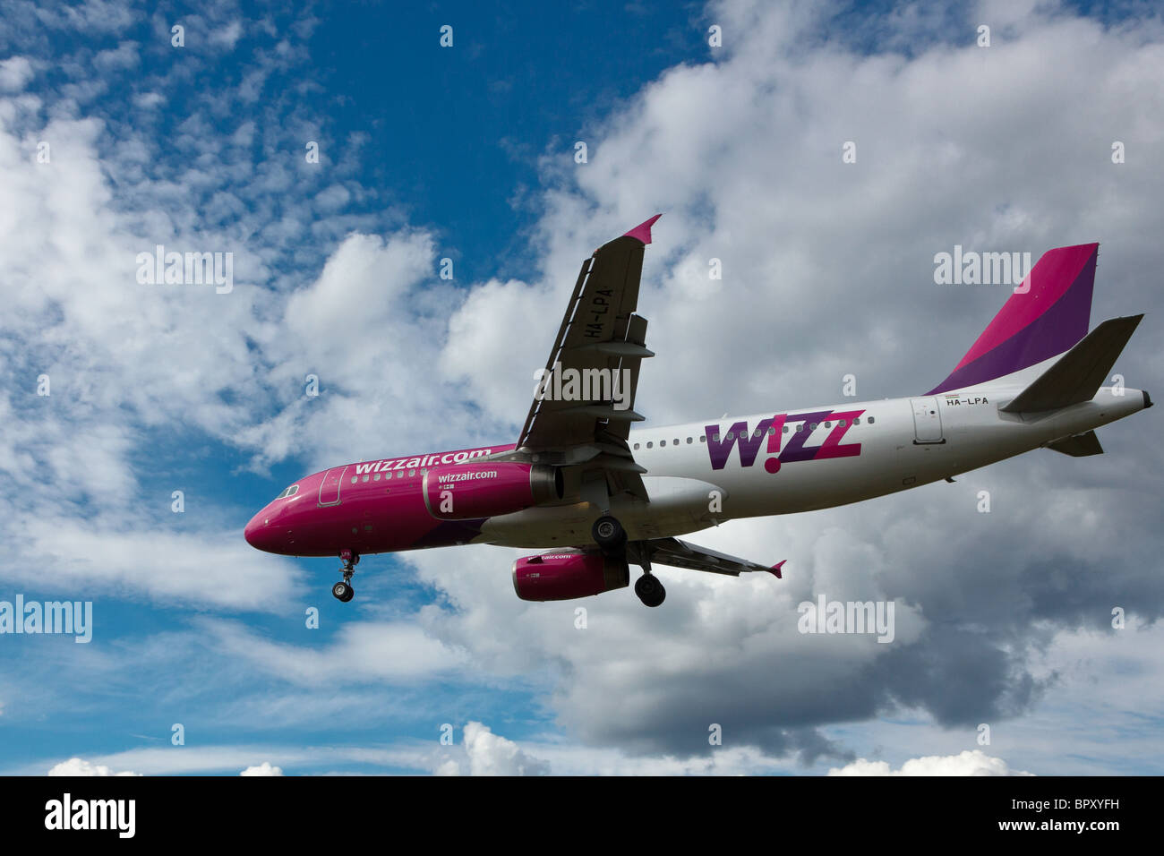 HA-LPA, Airbus A320-233, Wizz Air, Wladyslaw Reymont Airport (EPLL), a Lodz Foto Stock