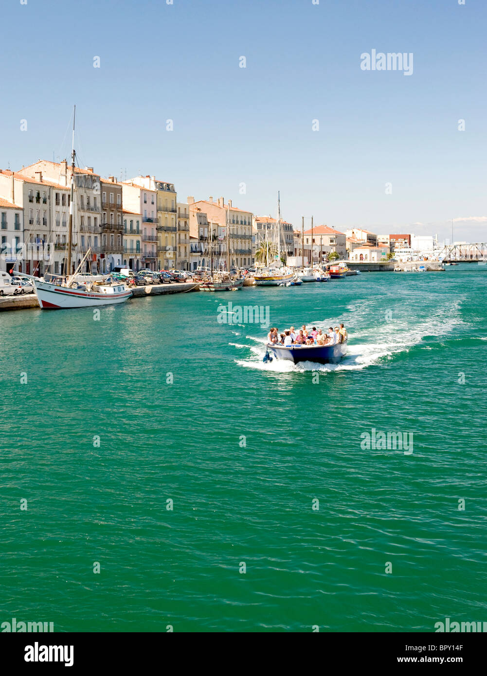 Porto di Sete Gibernau nel Sud Est della Francia Foto Stock
