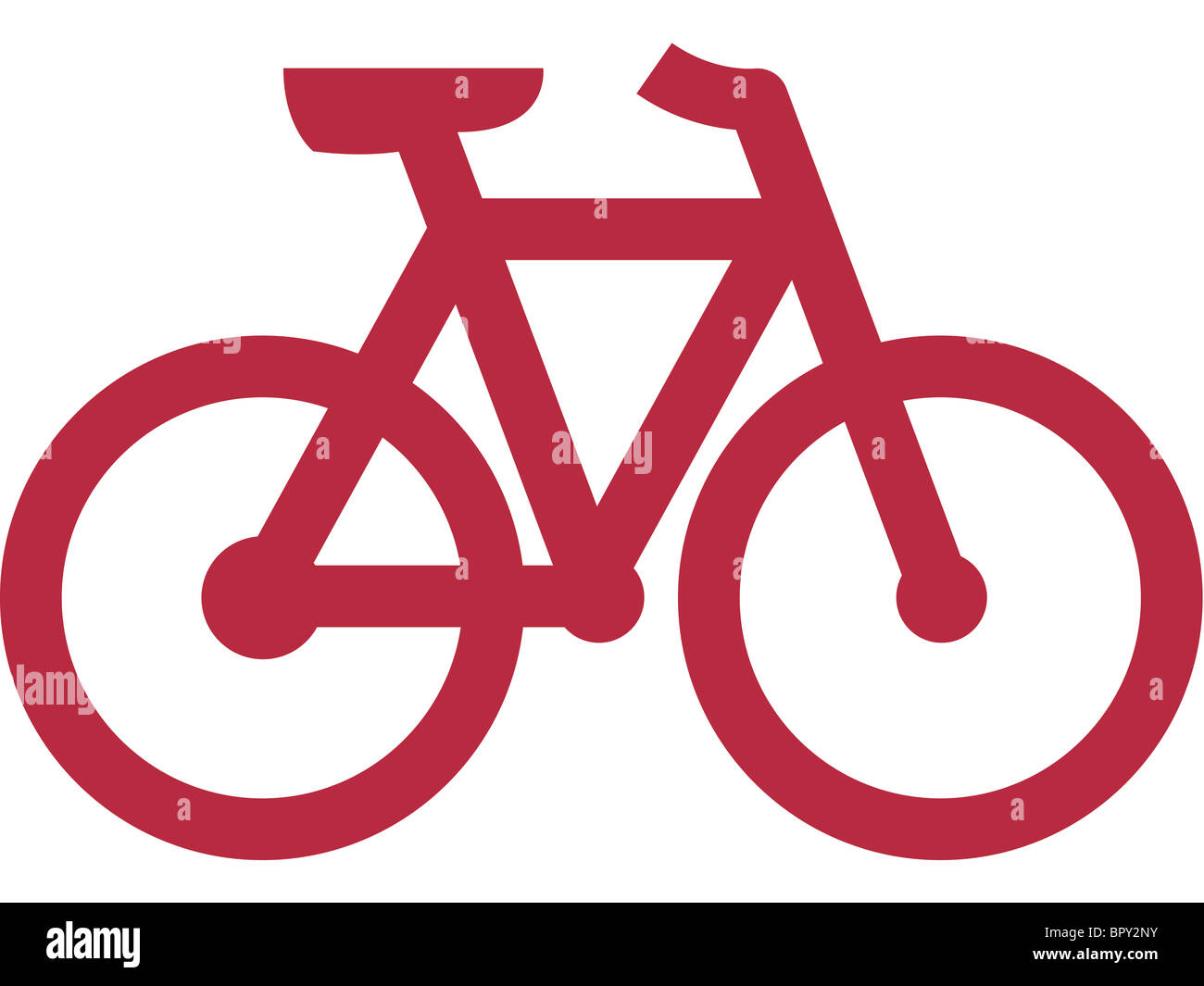 Disegno di una bicicletta Foto stock - Alamy