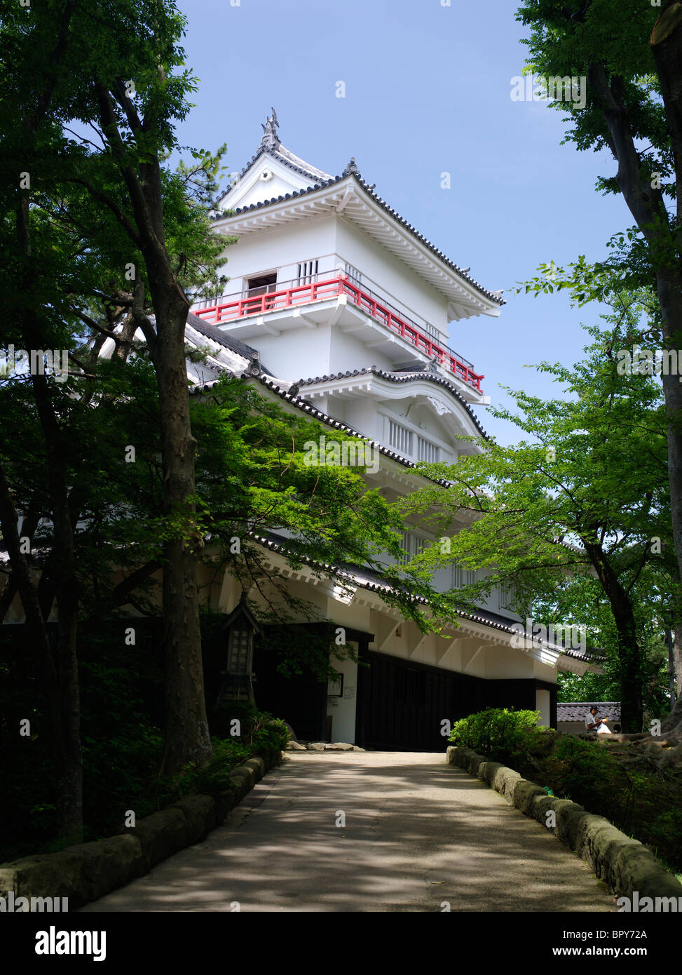 Osumiyagura torretta del castello di Kubota, Senshu Park, Akita Città Foto Stock