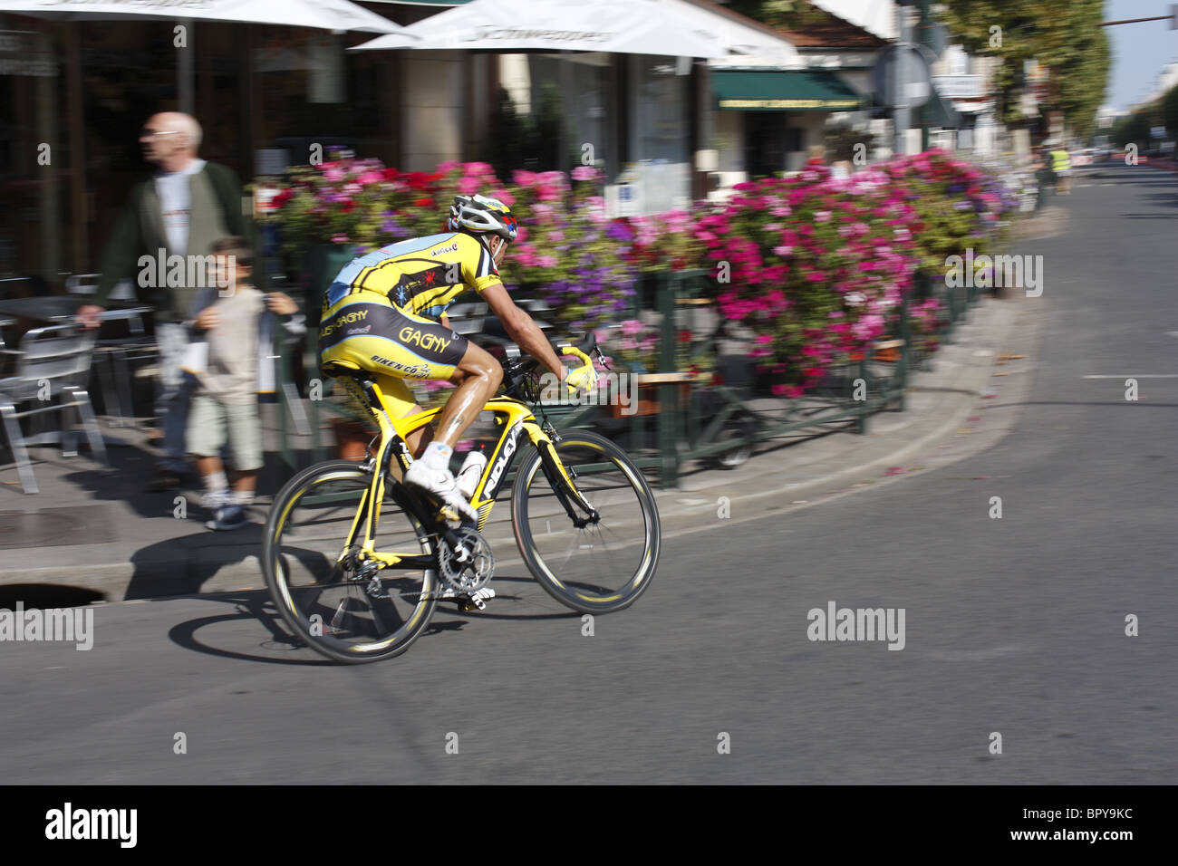 Bicicletta da strada racing, La Garenne-Colombes, Francia Foto Stock