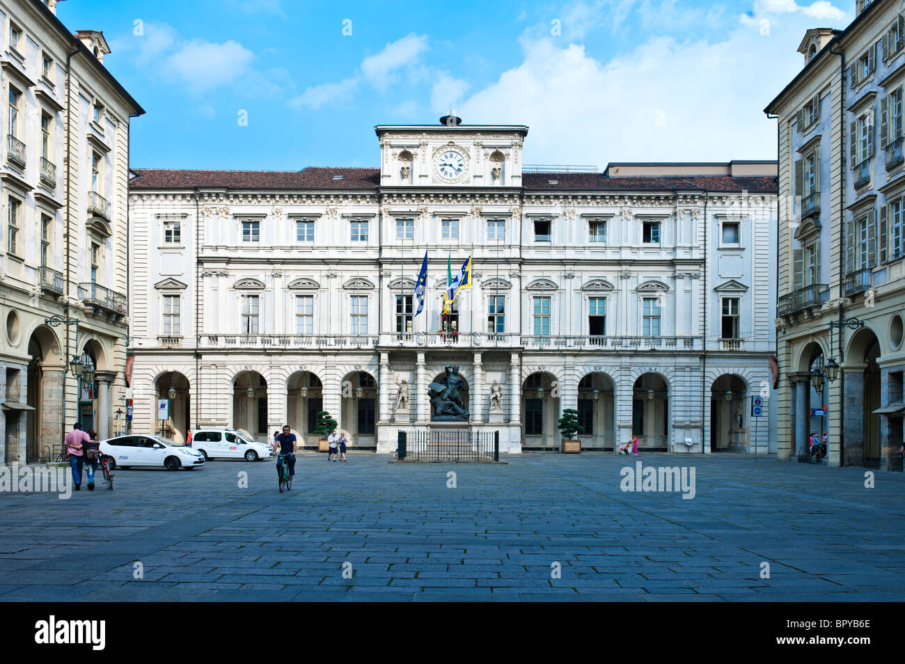 L'Italia,Torino,il Municipio Foto Stock
