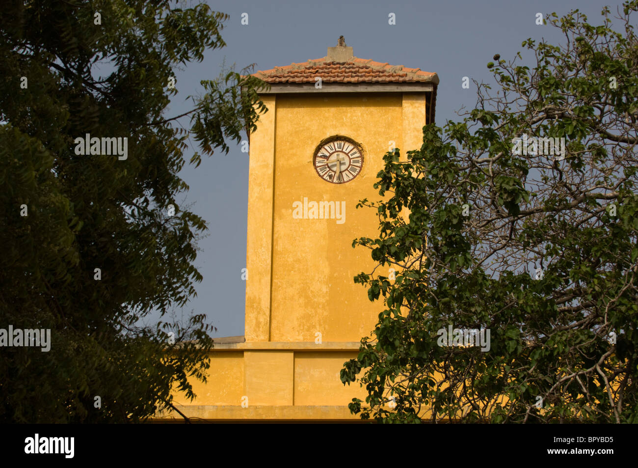 Saint Charles Borromée Chiesa, Isola di Gorée, Senegal Foto Stock