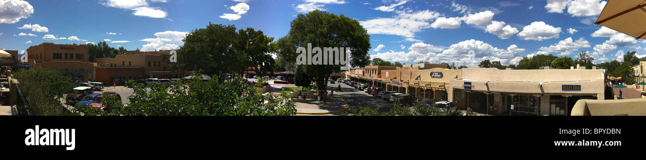 Immagine panoramica dell'UAT, cittadina del New Mexico square. Foto Stock