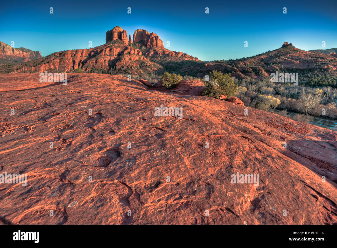 Montagne di Sedona, AZ Foto Stock