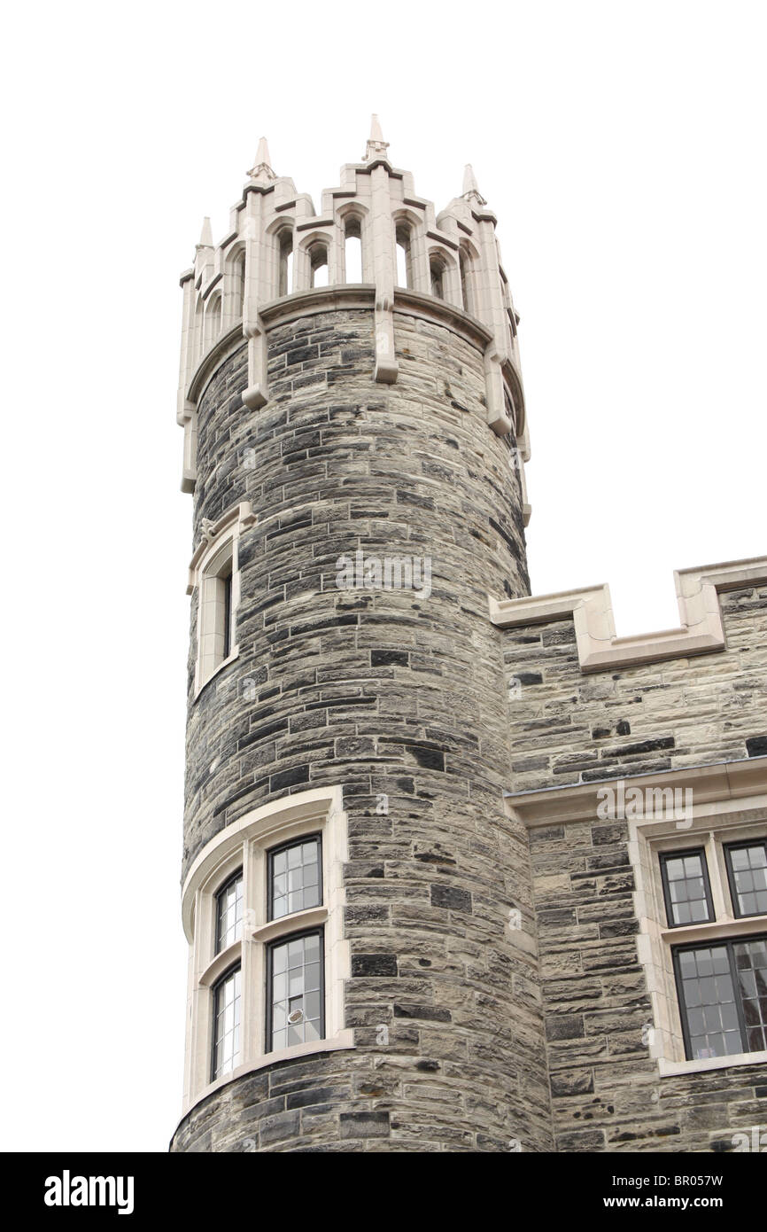 Casa Loma torre di castello esterno Foto Stock