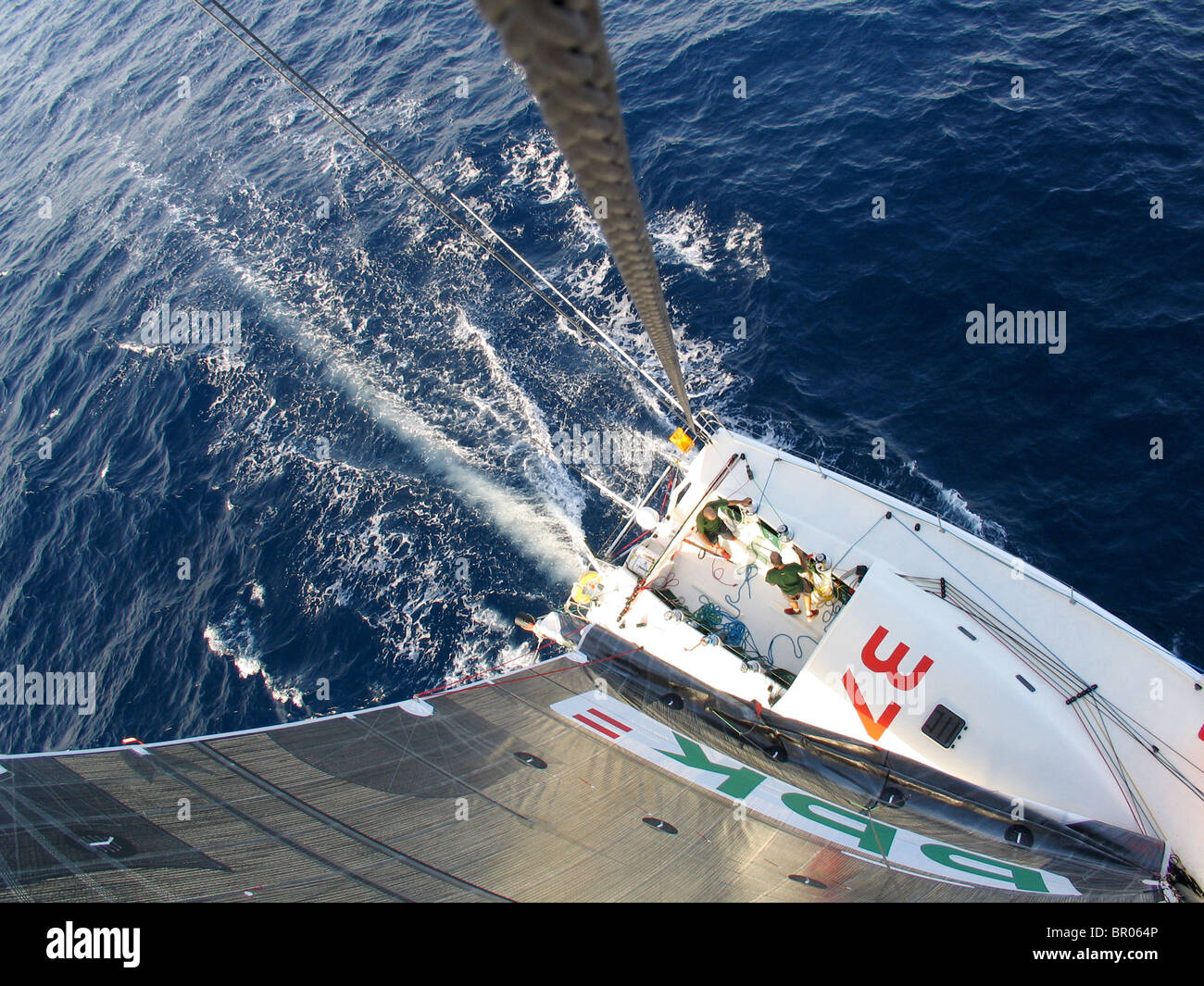 Una spagnola racing yacht a vela in Australia. Foto Stock
