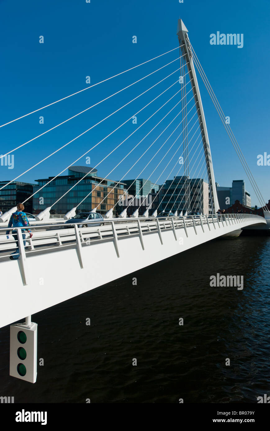 Samuel Beckett Bridge, Dublino Foto Stock