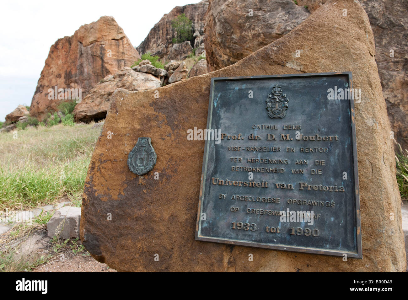 Mapungubwe Hill, sito archeologico, Mapungubwe National Park, Sud Africa Foto Stock