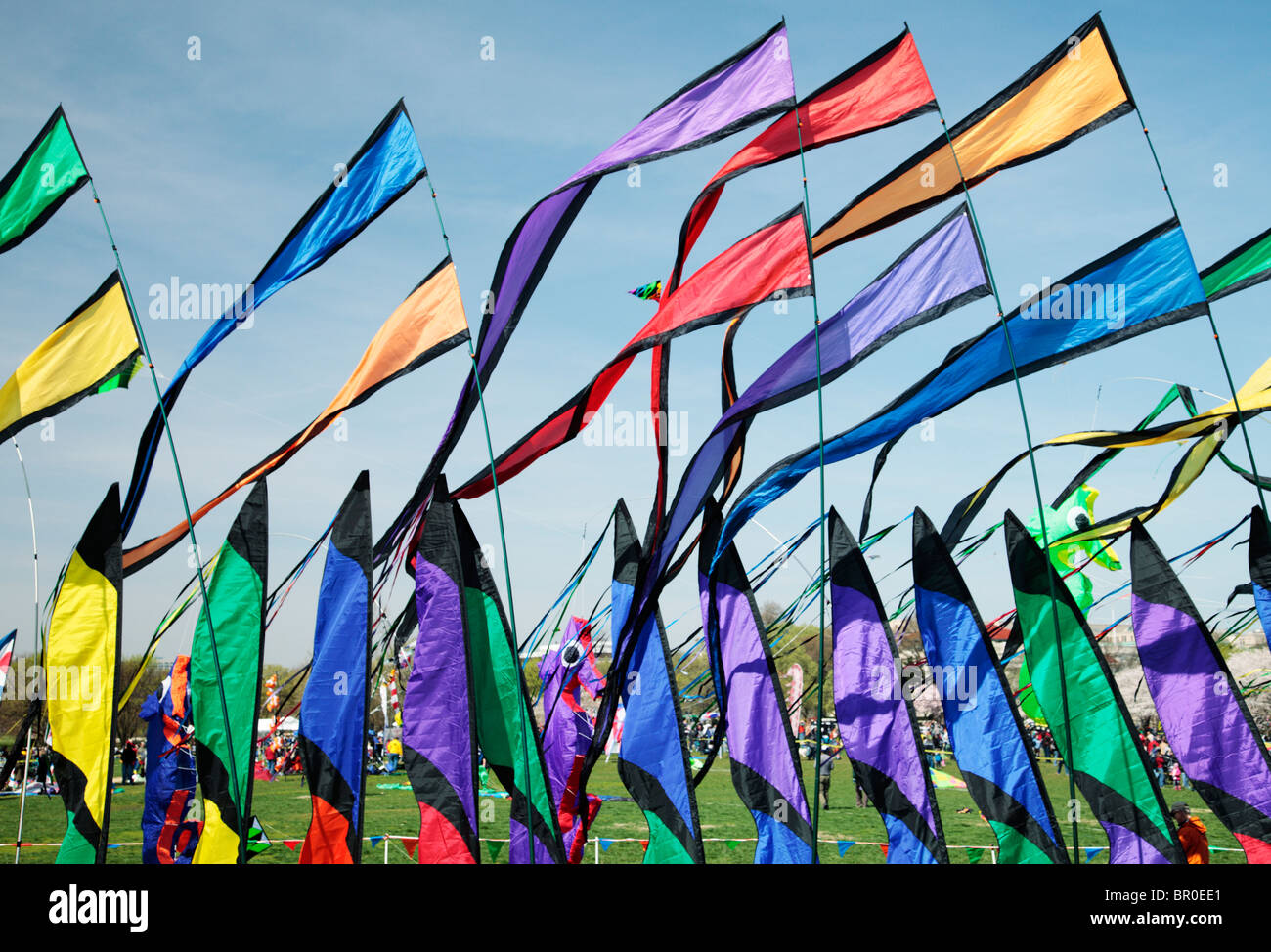 Festival Smithsoniano Kite Festival Foto Stock