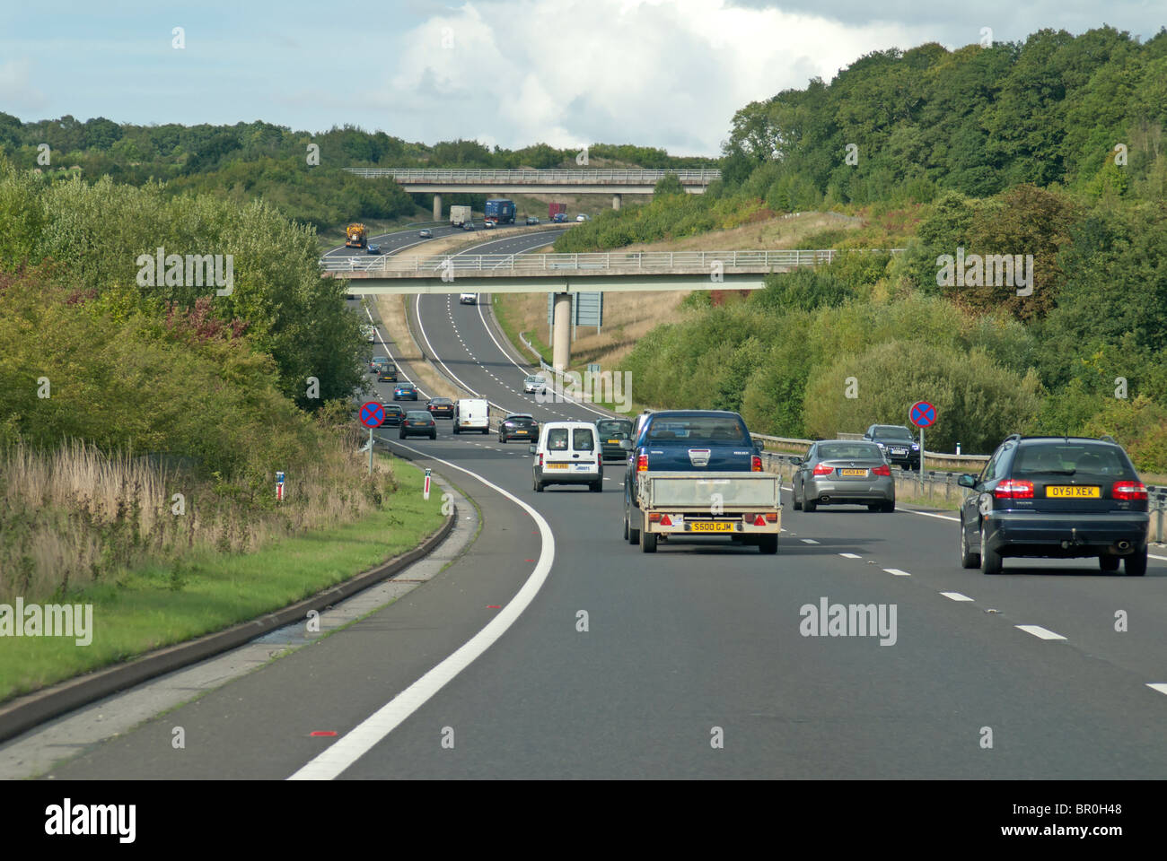 Avvolgimento a doppia carreggiata Foto Stock