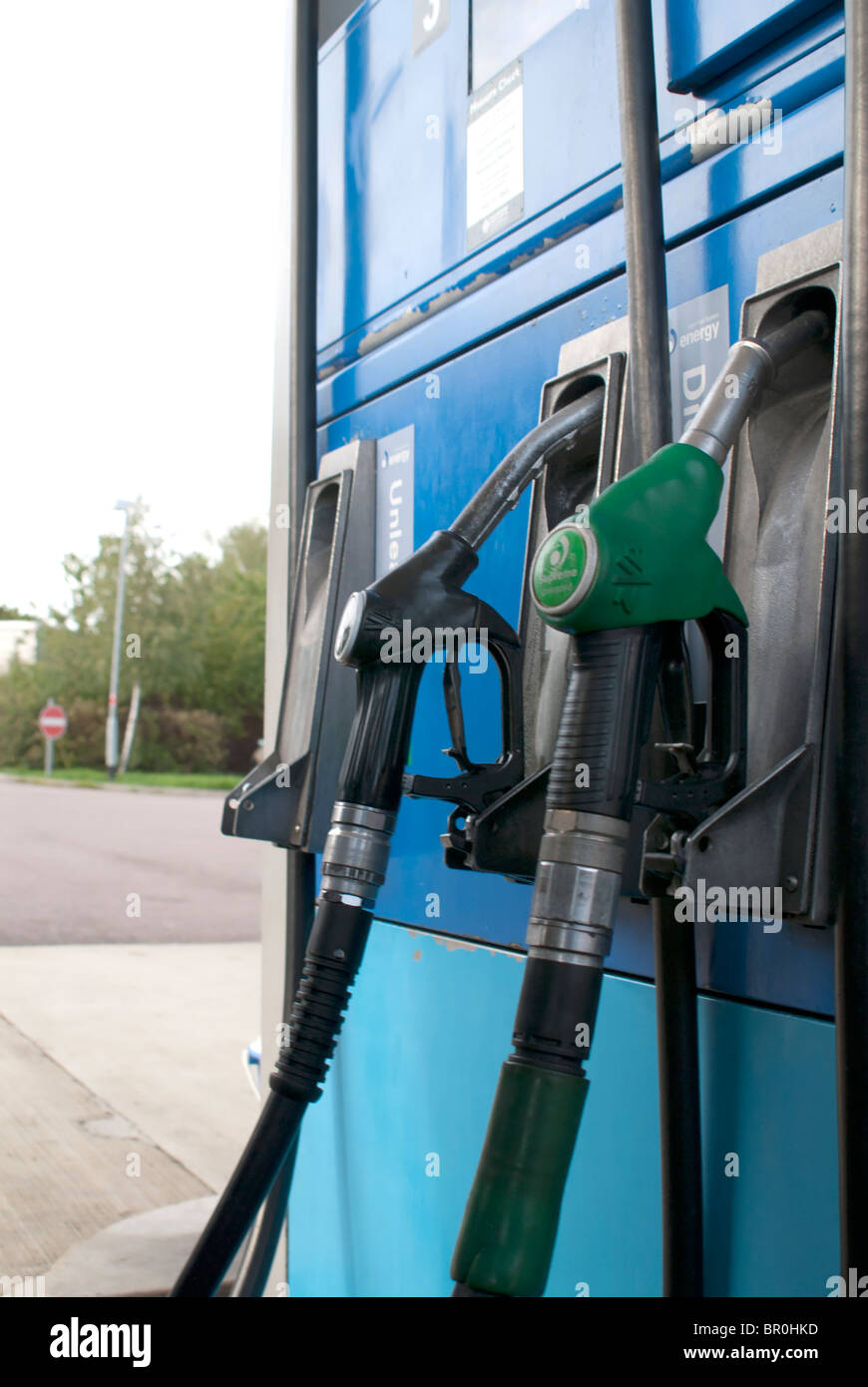 Pompe di carburante Foto Stock