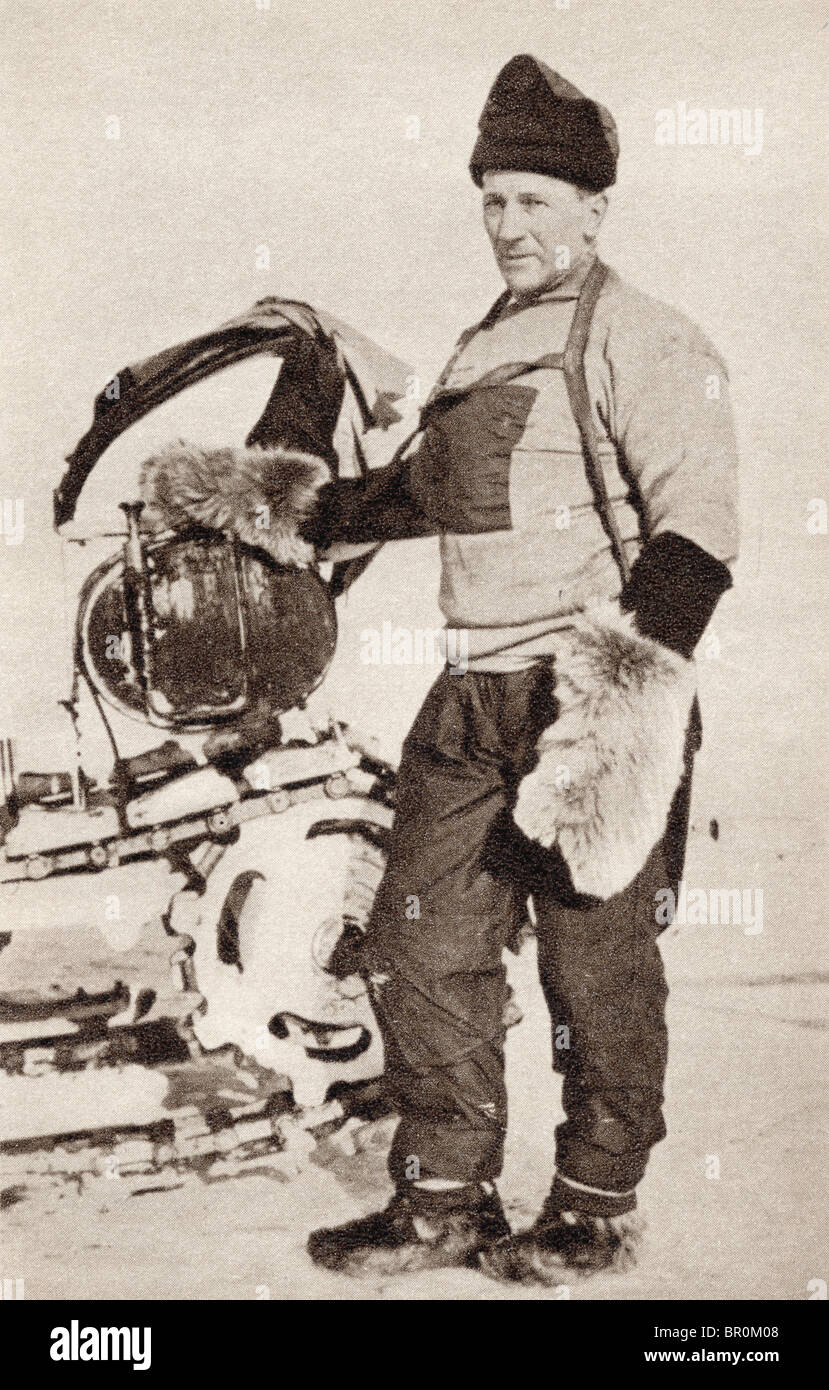 William Lashly, 1867 a 1940. Royal Navy marinaio che era un membro di entrambi di Robert Falcon Scott spedizioni in Antartide. Foto Stock