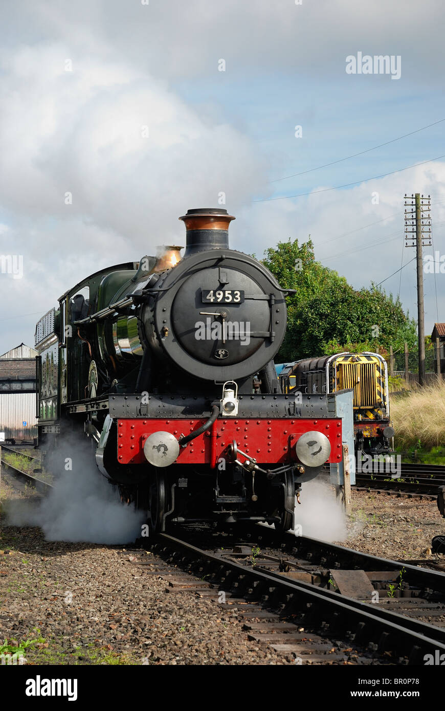 GWR 4-6-0 4953 PITCHFORD HALL Great Central Railway Loughborough Foto Stock