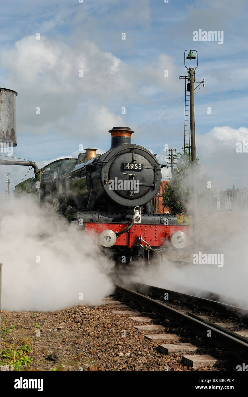 GWR 4-6-0 4953 PITCHFORD HALL Great Central Railway Loughborough Foto Stock