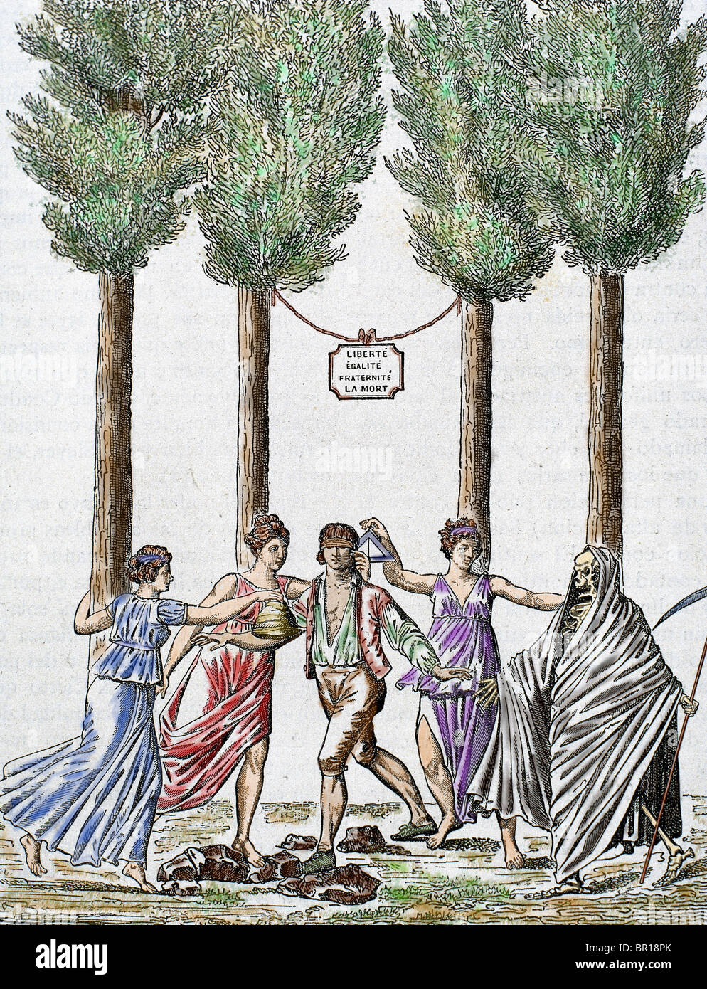 Allegoria della Rivoluzione Francese. Foto Stock